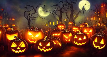 labu, malam, mengerikan, kengerian, halloween
