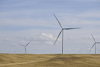 kincir angin, energi, kekuasaan, sumber, bidang, alam, kansas, hari, pabrik angin, langit, tiga