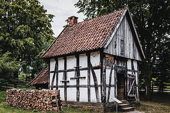 budova, historický, středověk, historické centrum, hrázděný dům, vazník, architektura, letní, panoráma města, městský, Německo