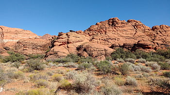 utah meridionale, deserto, rocce rosse, canyon di neve, natura, deserto marrone, neve marrone
