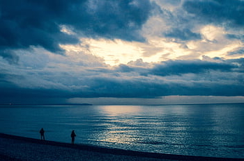 coast, sea, sunrise, antalya, turkey, konyaalti, morning, fisherman, people, shore, nature