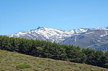 Španělsko, andalusie, provincie, Příroda, provincie Granada, Národní park Sierra Nevada, sierra nevada, krajina, pohoří, sníh, hory