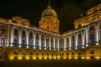 costruzione, palazzo, castello, colonne, architettura, storia, lavori, prospettiva, budapest, Ungheria