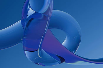 abstraktní modrá socha, 3D vykreslování, pozadí oblohy, moderní umění, Design tekutin, kreativní umění, modrá abstraktní, 3D umění, sochařství, nebe pozadí, tekutost