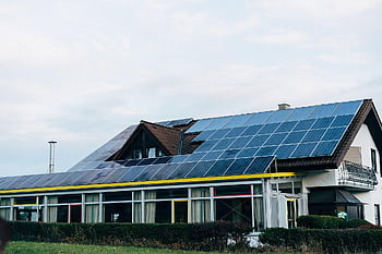 vedvarende, tag, energi, sol, miljø, teknologi, solceller, hus, økologi, økologisk, panel