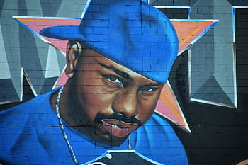 mural, rapper, pimp C, graffiti, artist, hip-hop, b-boy, african American, celebrity, slim Thug, spray Paint