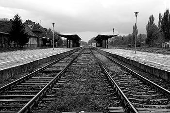 tracks, rails, railway Station, railway, abandoned, metal, pkp, train