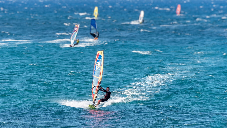 windsurfing, leisure, ocean, recreation, sea, surfing, surfer, summer, travels, games
