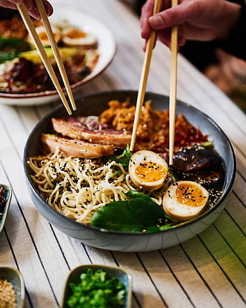 ramen, polévka, jídlo, asijský, těstoviny, oběd, tyčinky, Japonsko, kuchařka, kuchyně, vaření