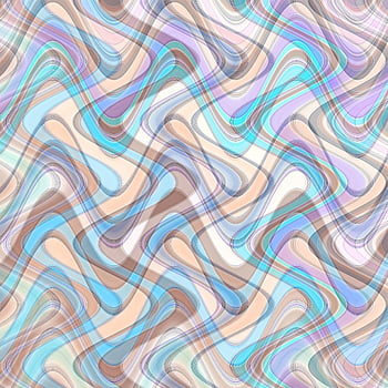 pattern, waves, abstract, design, decorative, chaos, pastels, colorful, artistic, creative, beautiful Wallpaper