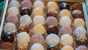 chocolate, chocolate Truffles, chocolates, truffles Chocolates, sweets, confiserie, confectionery, nibble, cute, snack, enjoyment