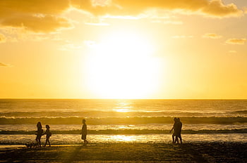 beach, sunset, paradise, nature, destination, sea, ocean, tourism, vacation, leisure, recreation