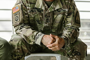 vojenskou uniformu, maskovací uniforma, voják, záplaty, insignie, detail, nás. armáda, jednotné detaily, vojenské nášivky, vojenské odznaky, armádní uniformu