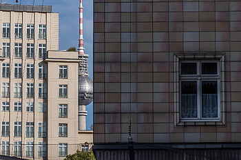 tv πύργος, ορόσημο, Κτίριο, Βερολίνο, αρχιτεκτονική, πόλη