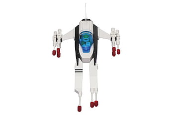 Lego, space, starfighter, vic viper, moc, Canon 100mm, futuron, 2011, November, white background, toy