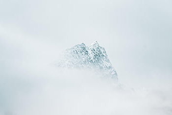 Berg, Gipfel, Winter, Wolken, Nebel, Alpen, Natur, Landschaft, Schnee, Wolkenmeer, kalt