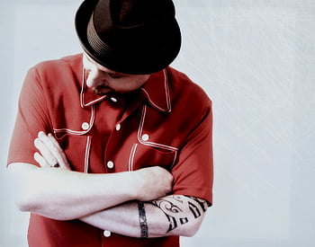 man hipster fashion, casual, guy, hat, male, model, person, pose, relaxed, solo, standing