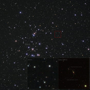 brown dwarf, Messier 44, Praesepe cluster, open cluster, substellar object, space, sky, universe, Giuseppe Donatiello, Giovanni Vincenzo Donatiello, SDSS DR13