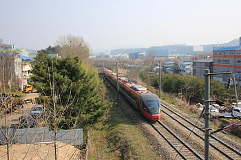 korea, railroad, traffic, train, vehicle, public Transportation, shipping, passenger, transport, electric Railway, electric Car