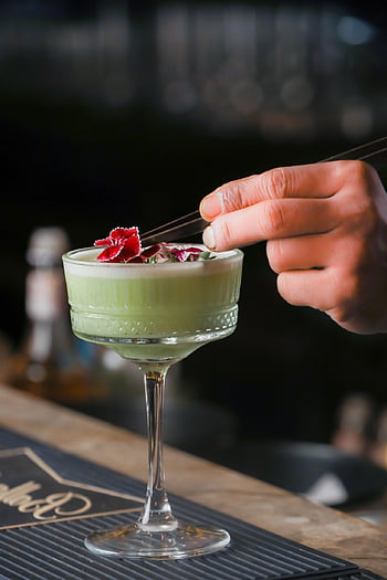 koktejl, mocktail, bar, napít se, sklenka, nápoj, občerstvení, asijské jídlo, potravinářského a nápojového průmyslu, potravin pozadí, nápoje