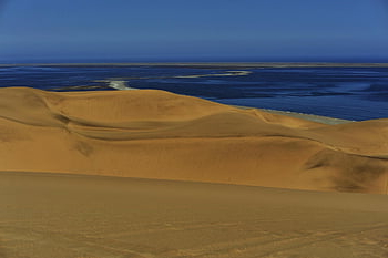 namibie, walvis bay, duny, oceán, Afrika, Příroda, krajina