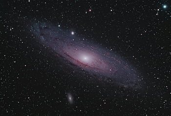 galaxie andromeda, fialová galaxie, Černá galaxie, hvězd, noční obloha, klidná obloha, Kosmický obraz, kosmická fotografie, Astronomický obraz, zachycení galaxie, Hvězdná obloha