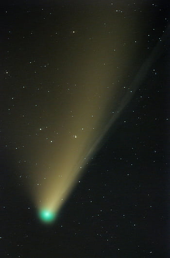 Kometa C/2023 A1, Skvělá obloha, kosmické paprsky, vesmír, nebeský pohled, kometový ocas, noční obloha, astronomický jev, kosmická fotografie, kometový pruh, Hvězdné pozadí