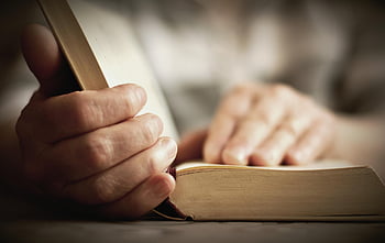 Könyv, olvas, kezek, Biblia, tudás, kiképzés, tanulmány, oldalak, papír, irodalom, tanulni