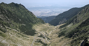 hegy, völgy, út, tájkép, természet, erdély, fagaras, Románia, Kárpátok, látványos, Transfagarasan