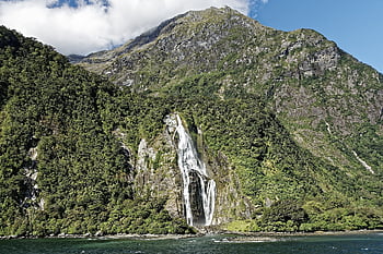 Nový Zéland, zvuk milford, fjord, voda, hory, národní park fiordland, fjordland, národní park, Příroda, krajina, jižní ostrov