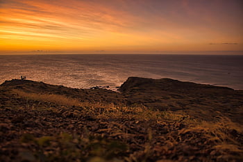 sunset, sea, beach, darling, ocean, landscape, water, nature, clouds, horizon, sun