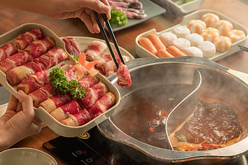 hovězí, maso, Hovězí hotpot, jídlo, kuchyně, příprava, vaření, přísad