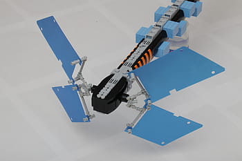 Lego, spazio, nave, vele solari, Shiptember, 2014, wip, moc, Canone 100mm, costruzione, modello