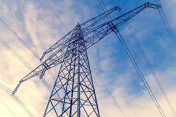 送電鉄塔、 ケーブル、 空、 パイロン、 パワータワー、 電柱、 電気、 現在、 エネルギー、 高電圧、 技術