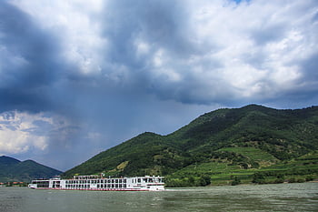 wachau, Δουνάβης, πλοίο, κρουαζιέρα με ποταμόπλοιο, τοπίο, Κάτω Αυστρία, Αυστρία, ροή, περιοχή του Δούναβη, κοιλάδα του Δούναβη, παγκόσμια κληρονομιά