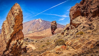 mountain, rock, stones, teide, tenerife, canary Islands, stone Desert, nature, landscape