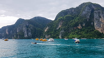 phi phi ostrov, moře, pláž, phuket, cestovat, Thajsko, Dovolená, oceán, slunný, modrý, krajina