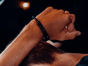 handcuffs, hand in handcuffs, security, restraint, dark background, close-up, person's hand, concept of security, restraint concept, handcuffed hand, hand restraint