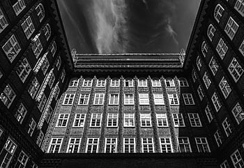 house, building, facade, architecture, hamburg, historical, germany, brick, landmark, tourist, attraction