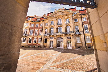 Münster, erbdrostenhof, Barockschloss, barocke Architektur, Schloss, historische Seite, Palast, Gebäude, die Architektur, Fassade