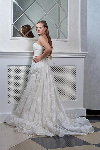 wedding, bride, young Woman, love, pair, girl, woman, dress, lace, luxury, hairstyle