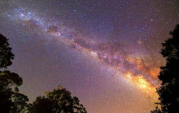 fialová mlhovina, noční obloha, mléčná dráha, Hvězdná obloha, kosmický pohled, galaxie, kosmická fotografie, nebeský, astronomie, hvězdné pole, noční krajina