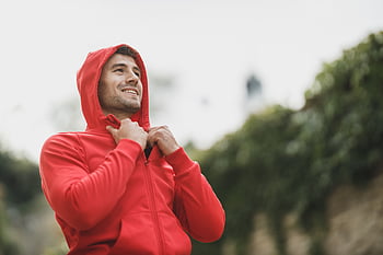 fitness, male, outdoors, man, hoodie, fashion, model, fit, active, recreation, sport