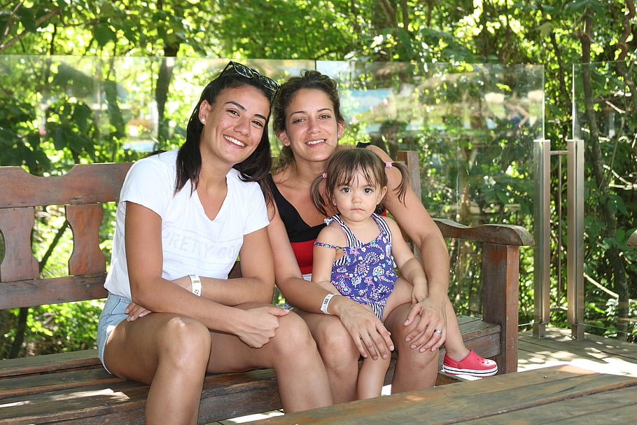 women, kid, family, girls, child, little Girl, sitting, pose, smile, happy, portrait