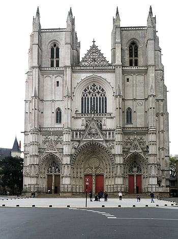 the Cathedral Of Nantes, cathedral, france, church, gothic, architecture, middle Ages