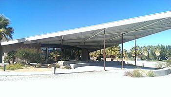 albert frey, architecture, hyperbolic paraboloid, mid century modern, palm springs, robson chambers, tramway station, modernist architecture, desert architecture, minimal design, California architecture