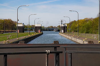 canale, serratura, acqua, tecnologia, spedizione, corso d'acqua, paesaggio, umore, natura, Paradiso
