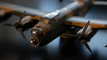 modelu letadla, avro lancaster, letoun, vrtule, těžký bombardér, historický, vojenský, letectvo, královské letectvo, letadlo, model letadla