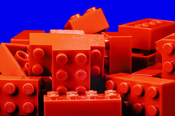 blok, Lego, Batu Bata Lego Merah