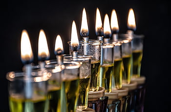 hanukkah, votivní svíčky, Festival Chanuka, menorah, judaismus, židovská tradice, Jeruzalém, Světla Chanuka, svíčka tapeta, Chanukové svíčky, židovská oslava
